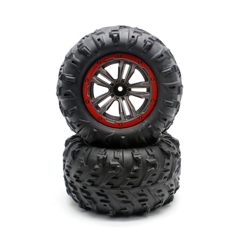 HOSIM RC Car Tires Accessory Spare Parts Wheels 25-ZJ02 for Hosim 9125 RC Car (2 Pcs) - Image 3